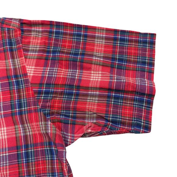 Ralph Lauren Shirt‎ Men's Medium Blake Cotton Short Sleeve Button Down Pink Blue - Picture 4 of 8